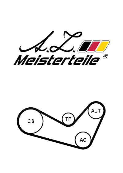 V-Ribbed Belt Set (AZMT-20-030-1051)