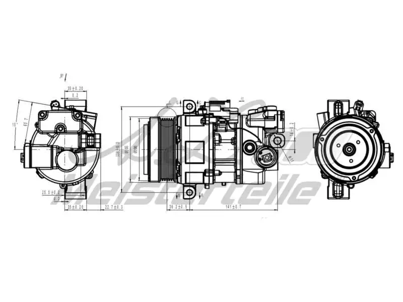 Compressor, air conditioning (AZMT-45-041-1025)