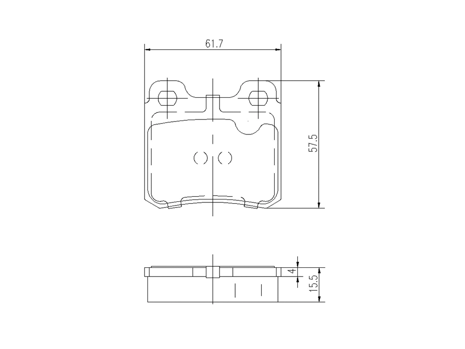 Brake Pad Set, disc brake (AZMT-44-022-1368)
