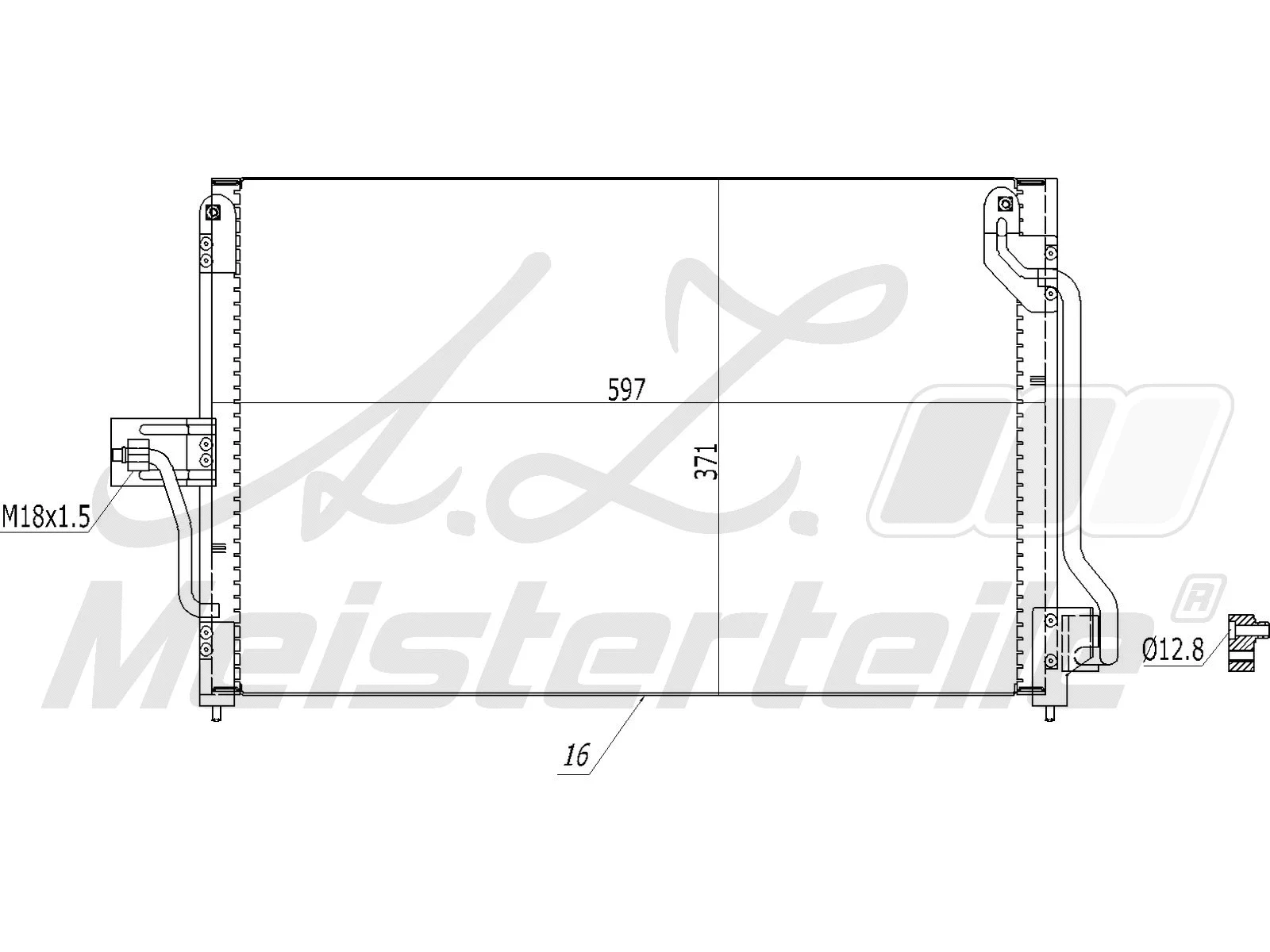 Condenser, air conditioning (AZMT-45-030-1303)
