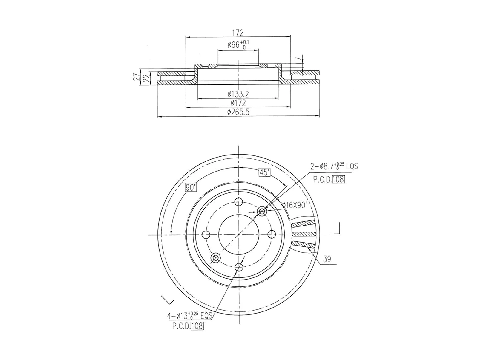 Brake Disc (AZMT-44-024-1080)