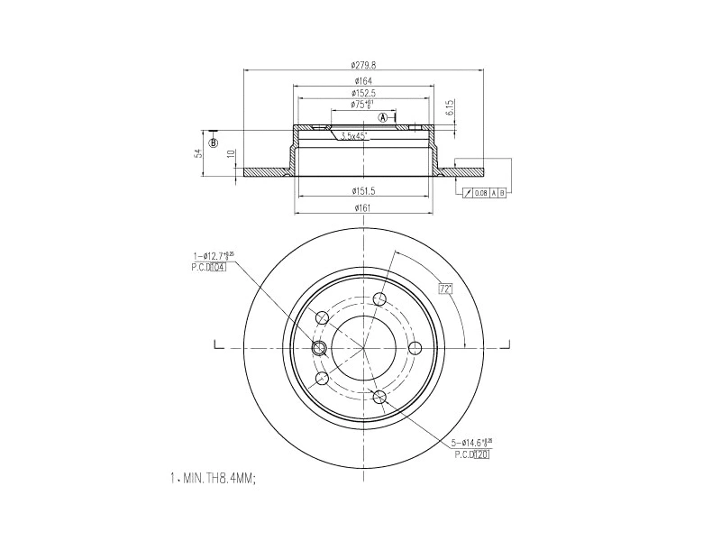 Brake Disc (AZMT-44-024-1425)