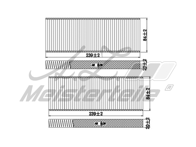 Filter, cabin air (AZMT-41-010-1674)