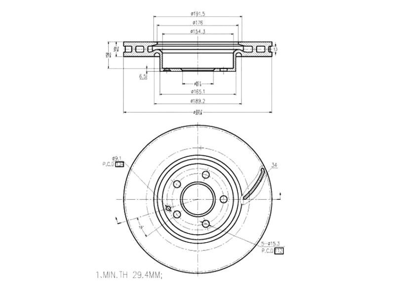 Brake Disc (AZMT-44-024-1349)