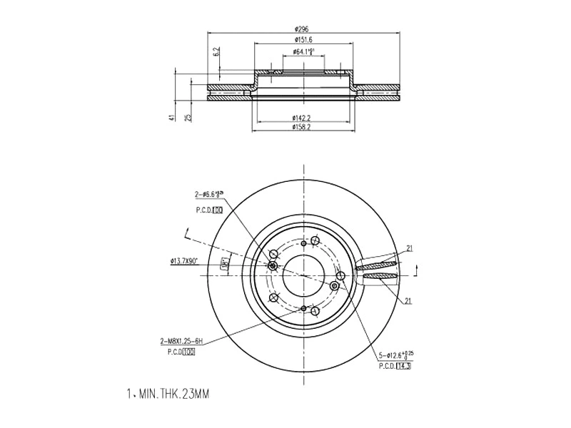 Brake Disc (AZMT-44-024-1389)