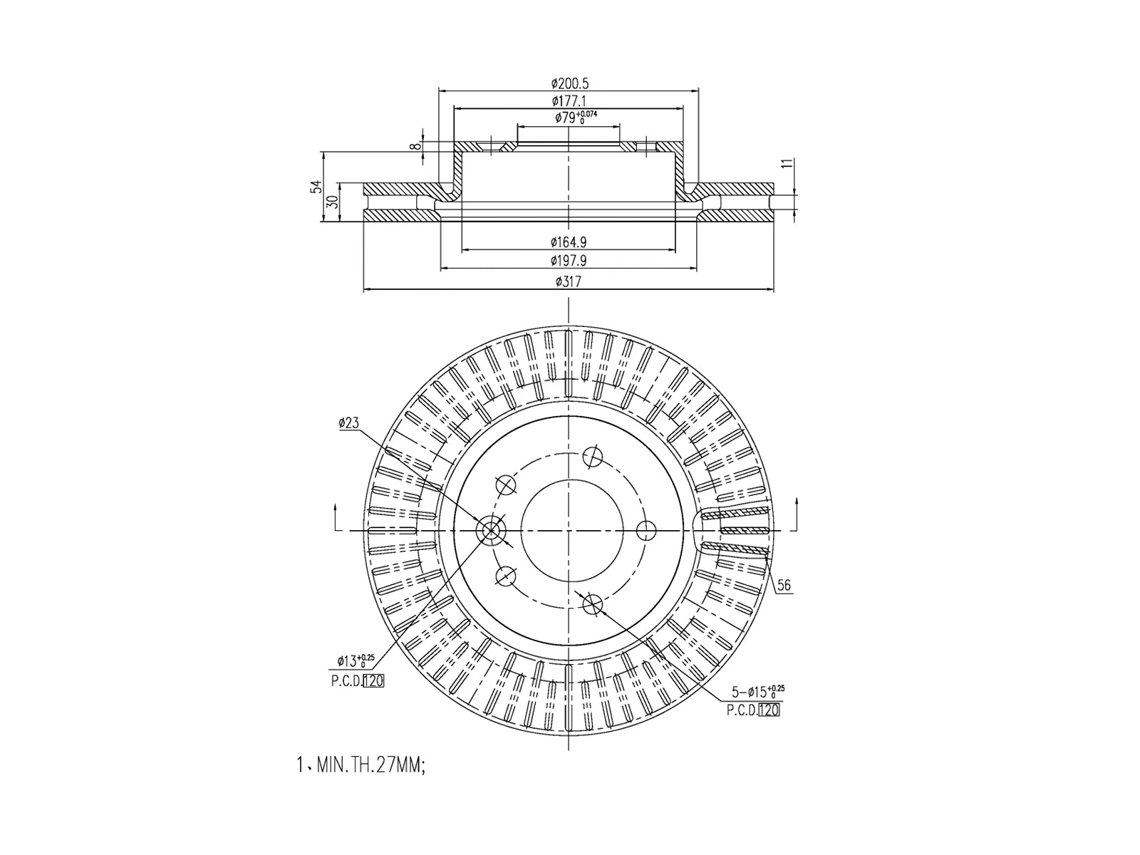Brake Disc (AZMT-44-024-1230)