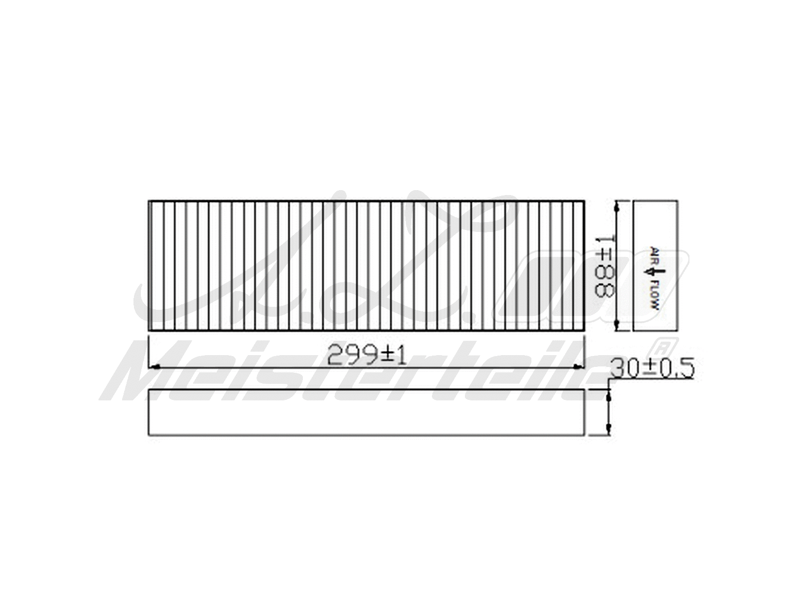 Filter, cabin air (AZMT-41-010-1479)