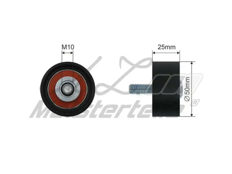 Deflection/Guide Pulley, V-ribbed belt (AZMT-20-031-2185)