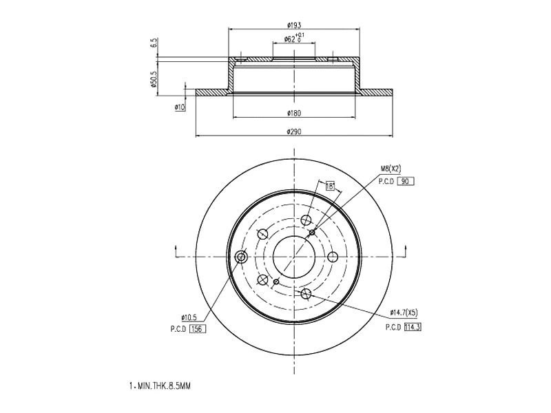 Brake Disc (AZMT-44-024-1219)