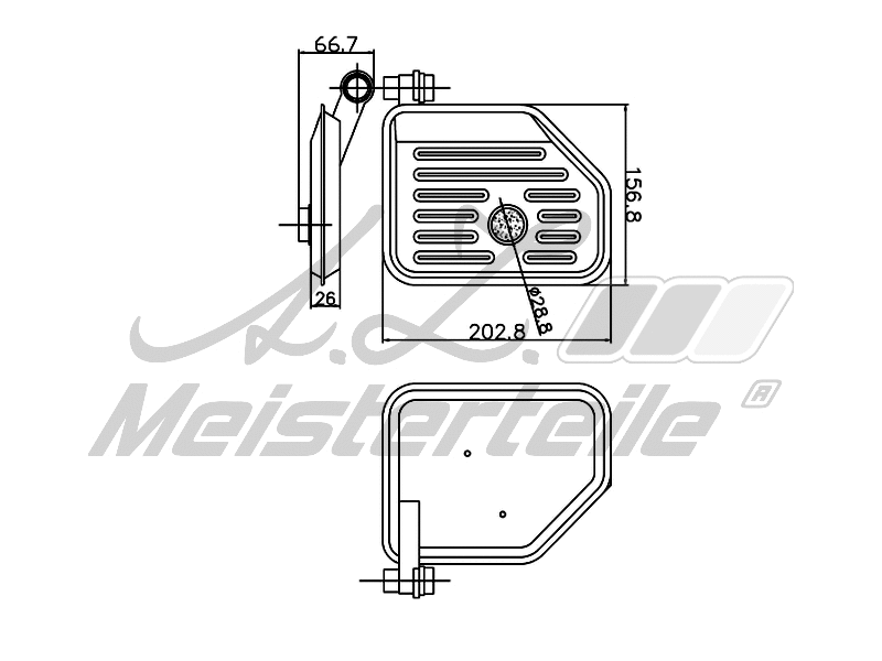 Hydraulic Filter, automatic transmission