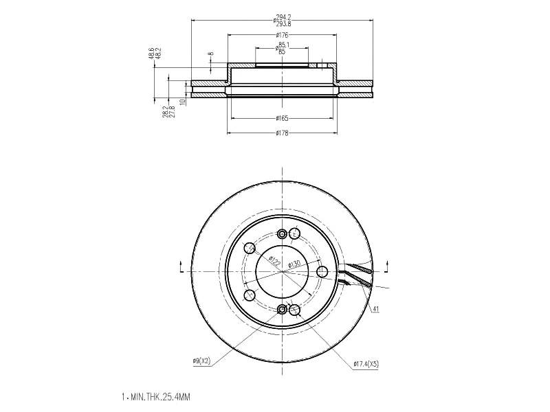 Brake Disc (AZMT-44-024-1321)