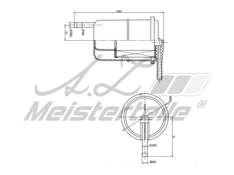 Fuel Filter (AZMT-41-020-1424)