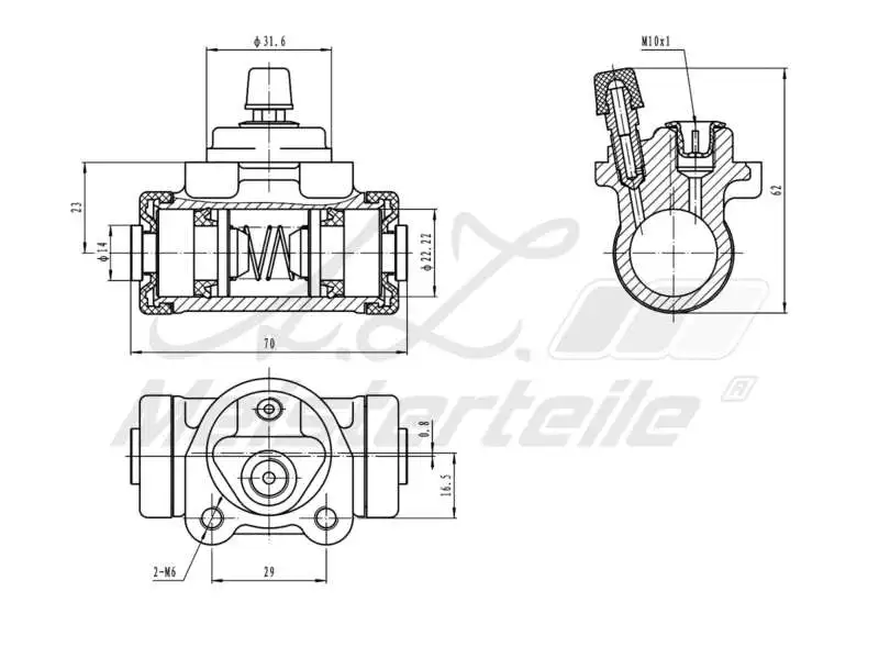 Wheel Brake Cylinder