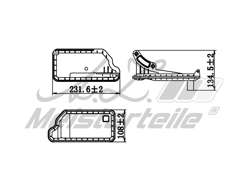 Hydraulic Filter, automatic transmission
