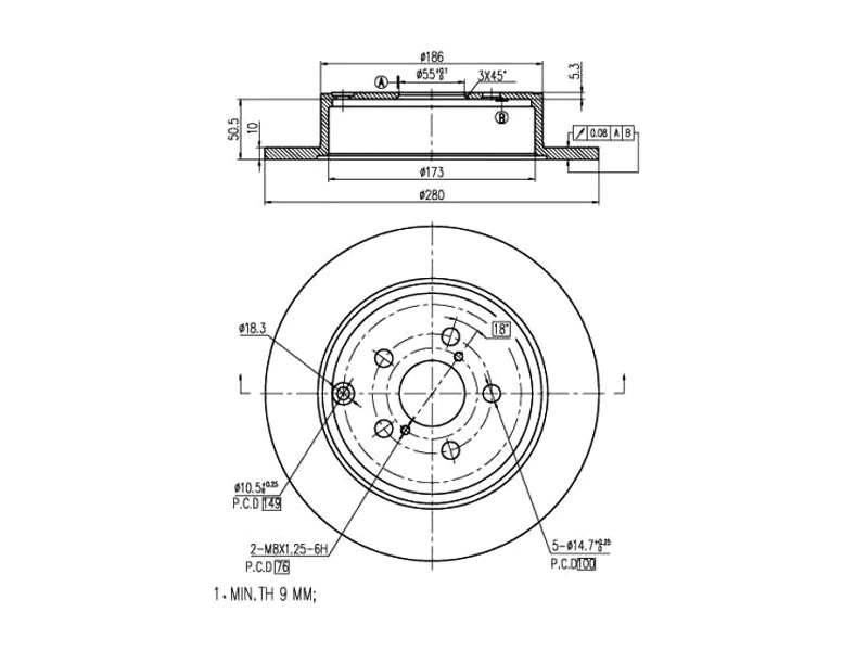 Brake Disc (AZMT-44-024-1217)