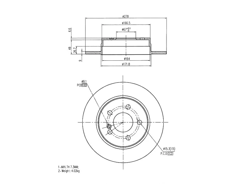 Brake Disc (AZMT-44-024-1347)
