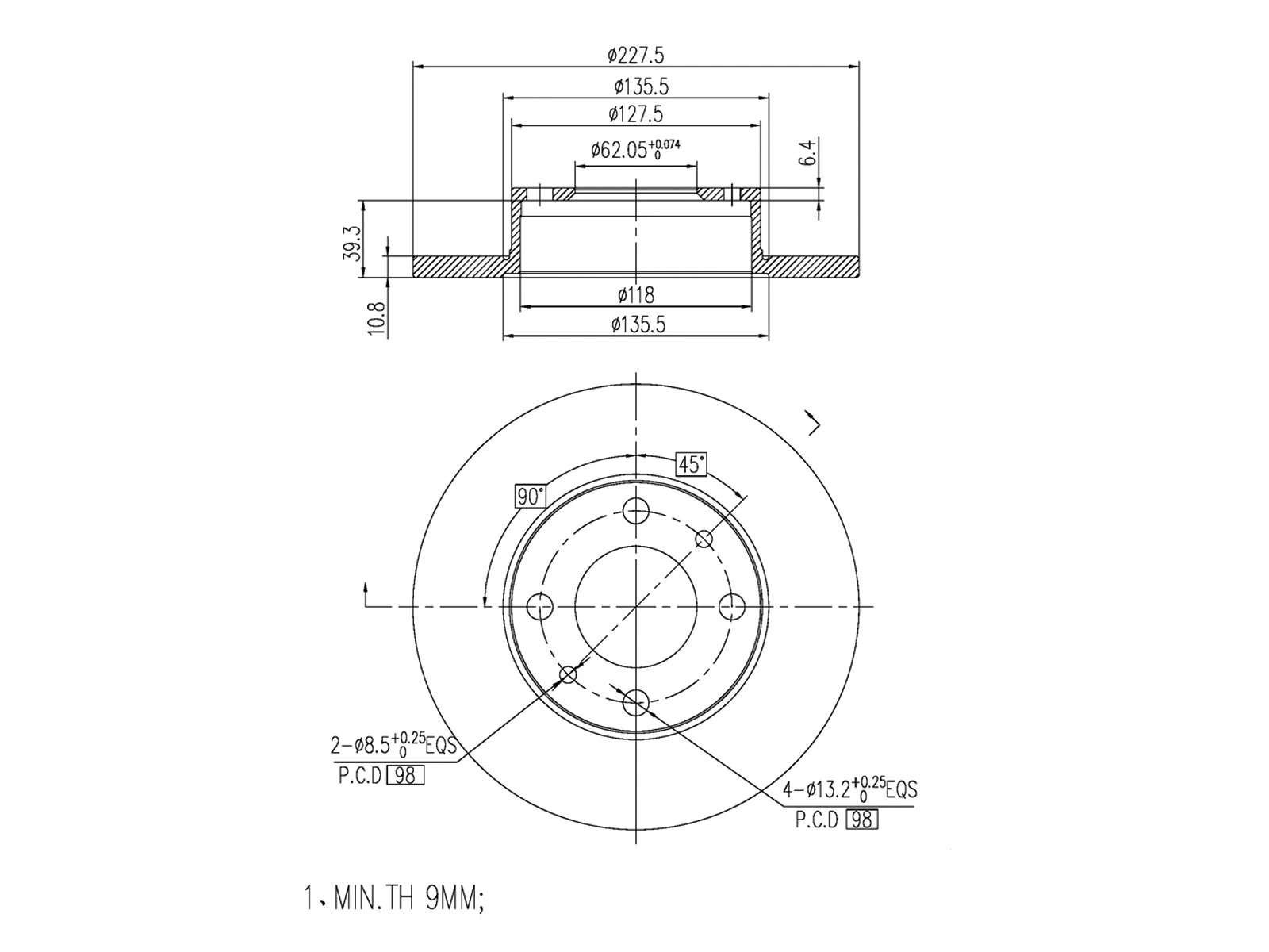 Brake Disc (AZMT-44-024-1011)