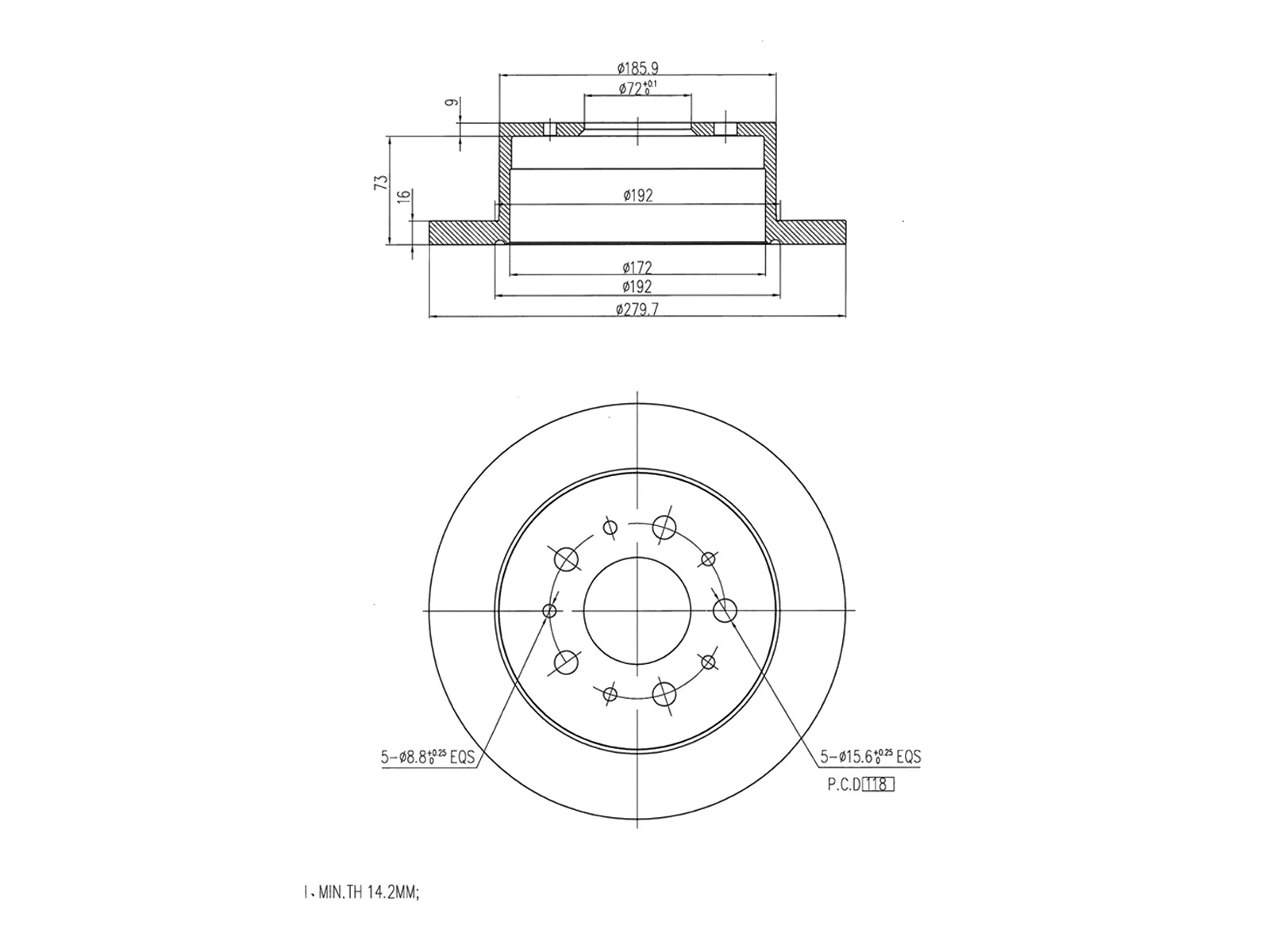 Brake Disc (AZMT-44-024-1081)