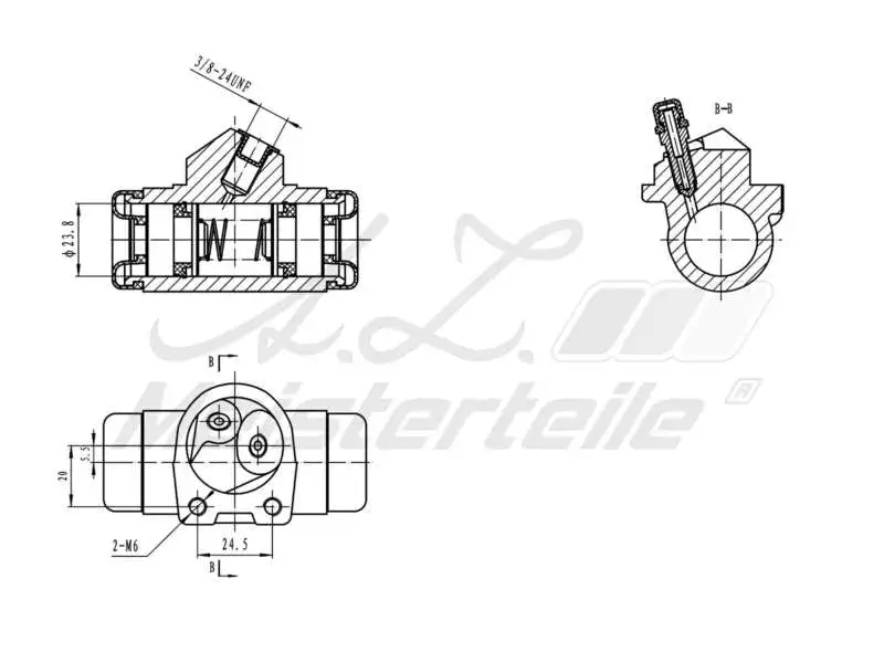 Wheel Brake Cylinder (AZMT-44-111-1142)