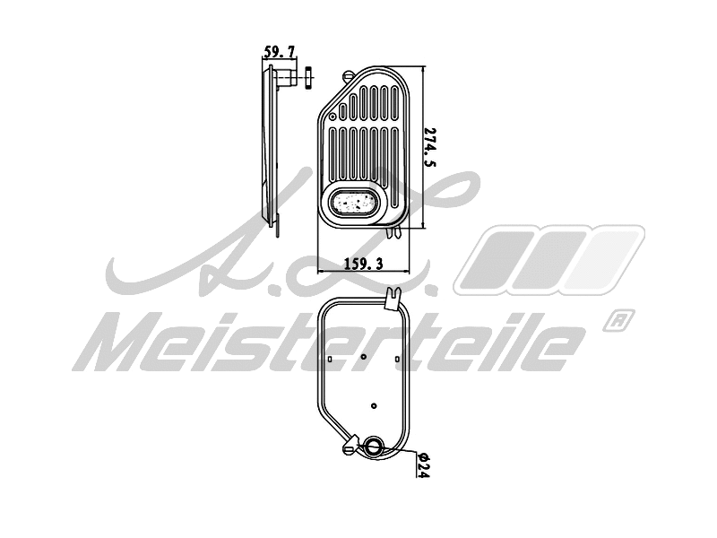 Hydraulic Filter, automatic transmission