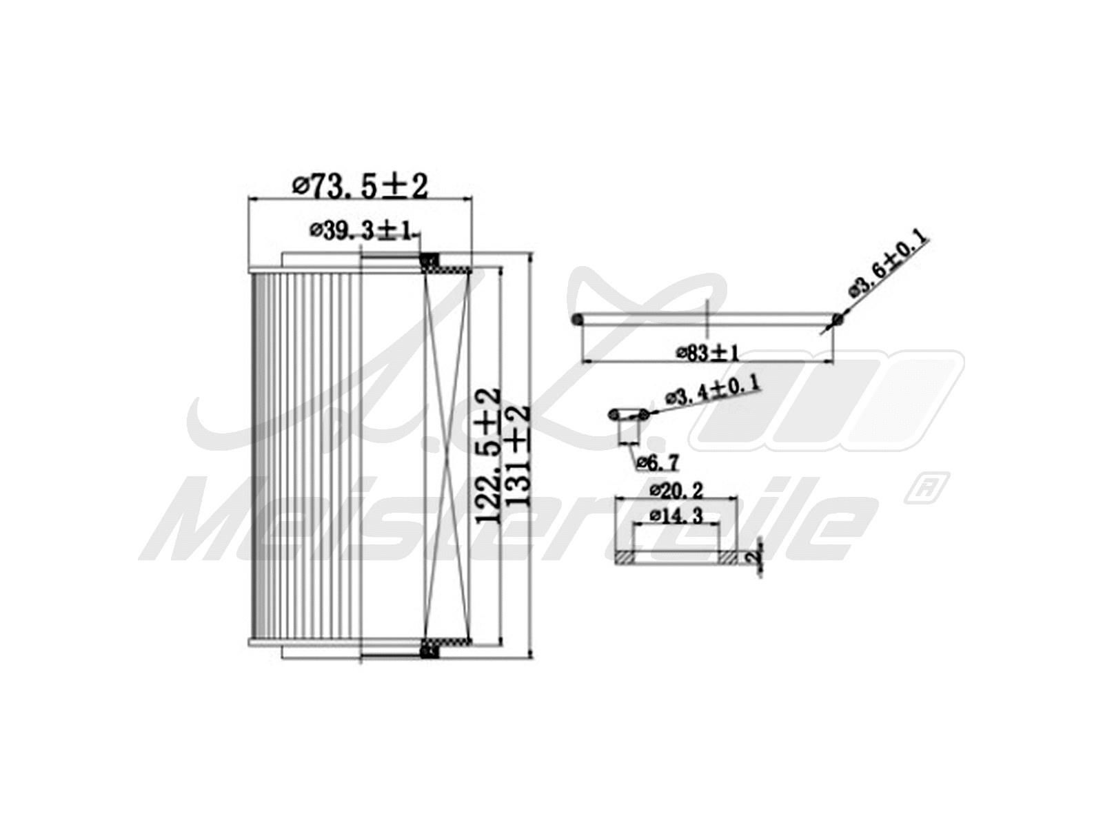 Oil Filter (AZMT-41-040-1311)