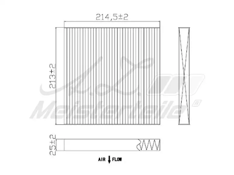 Filter, cabin air (AZMT-41-010-1480)