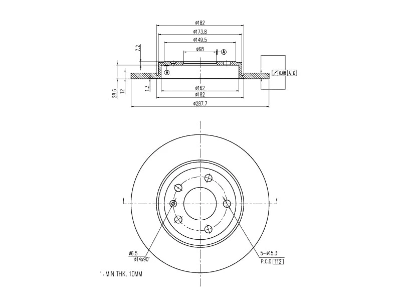 Brake Disc (AZMT-44-024-1227)