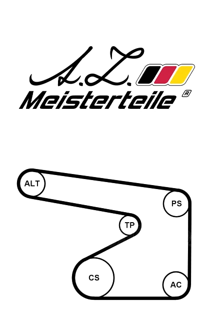 V-Ribbed Belt Set (AZMT-20-030-1057)