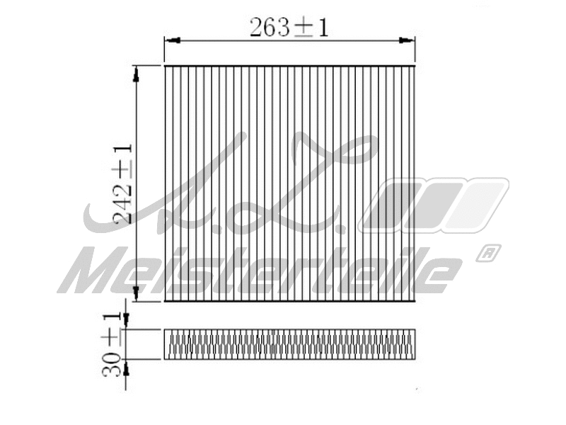 Filter, cabin air (AZMT-41-010-1552)