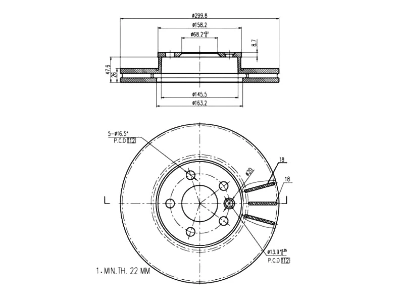 Brake Disc (AZMT-44-024-1281)
