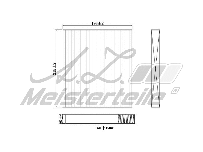 Filter, cabin air (AZMT-41-010-1803)
