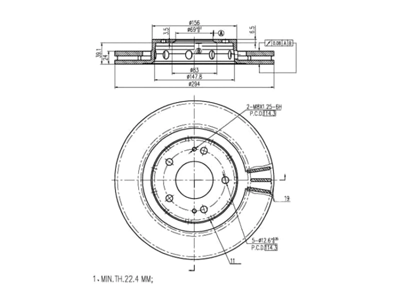 Brake Disc (AZMT-44-024-1329)