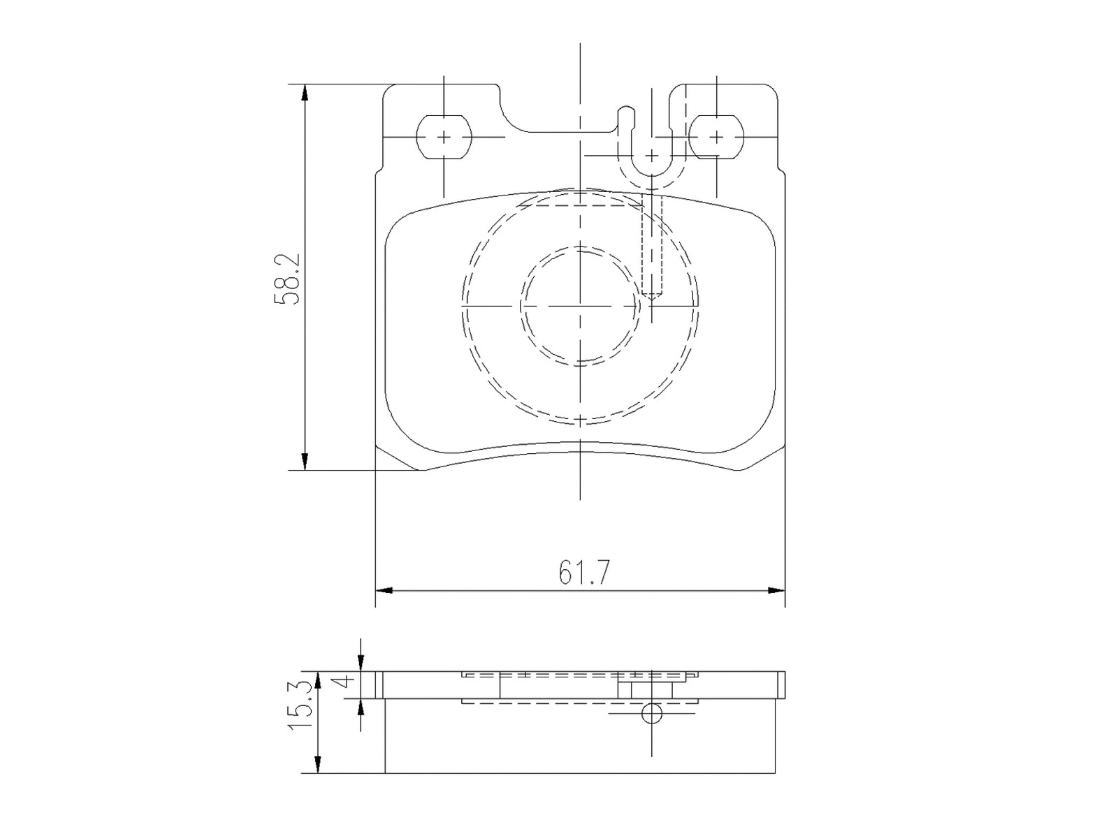 Brake Pad Set, disc brake (AZMT-44-022-1378)