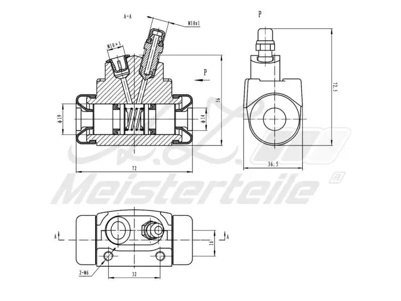 Wheel Brake Cylinder