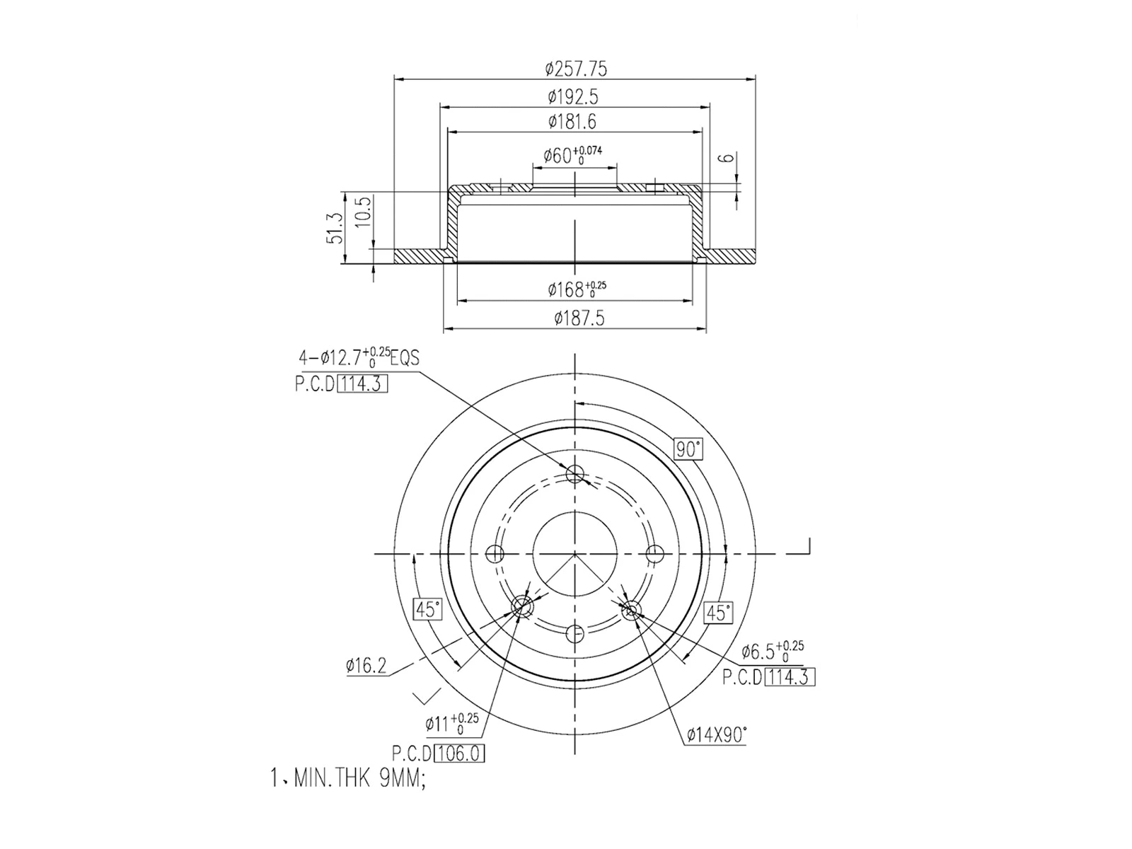 Brake Disc (AZMT-44-024-1306)