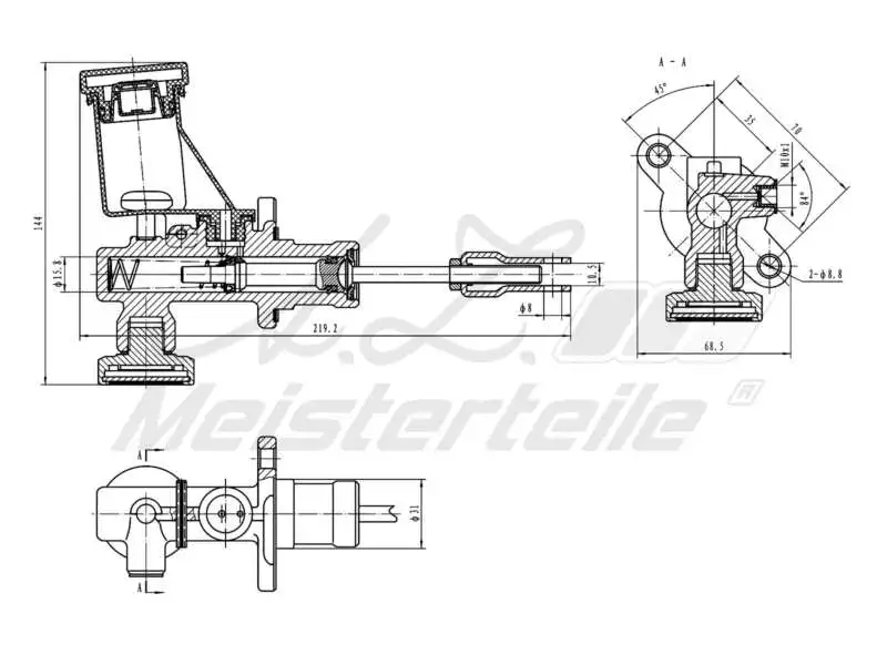 Master Cylinder, clutch