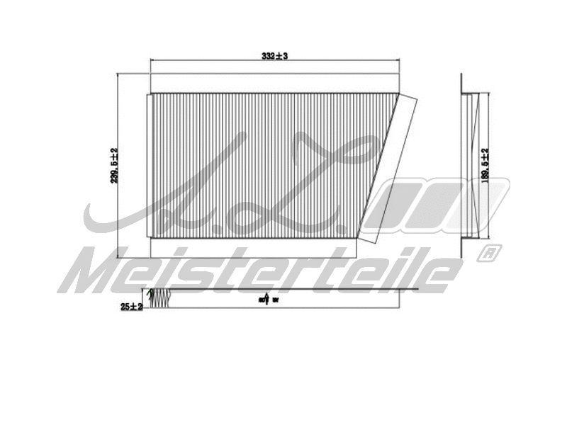 Filter, cabin air (AZMT-41-010-1745)