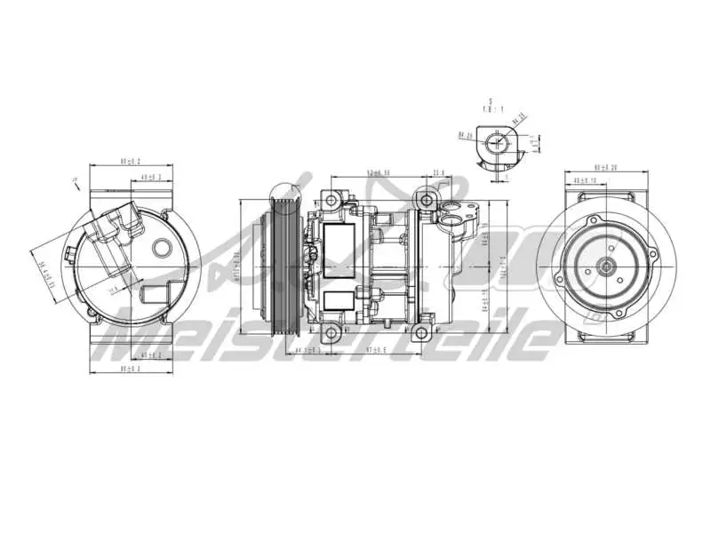 Compressor, air conditioning (AZMT-45-041-1094)