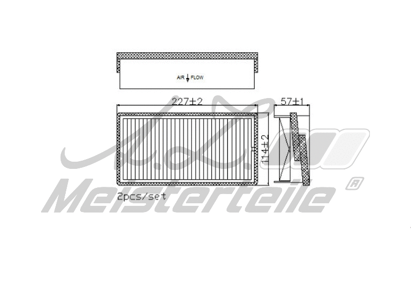 Filter, cabin air (AZMT-41-010-1687)