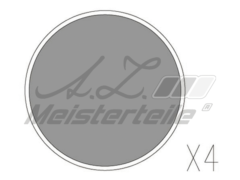 Brake Pad Set, disc brake (AZMT-44-022-1886)