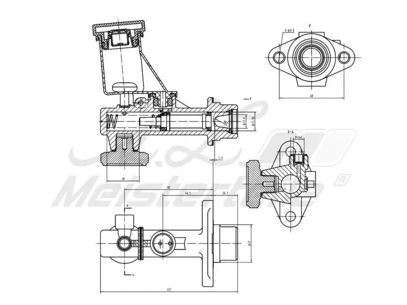 Master Cylinder, clutch (AZMT-47-030-1093)