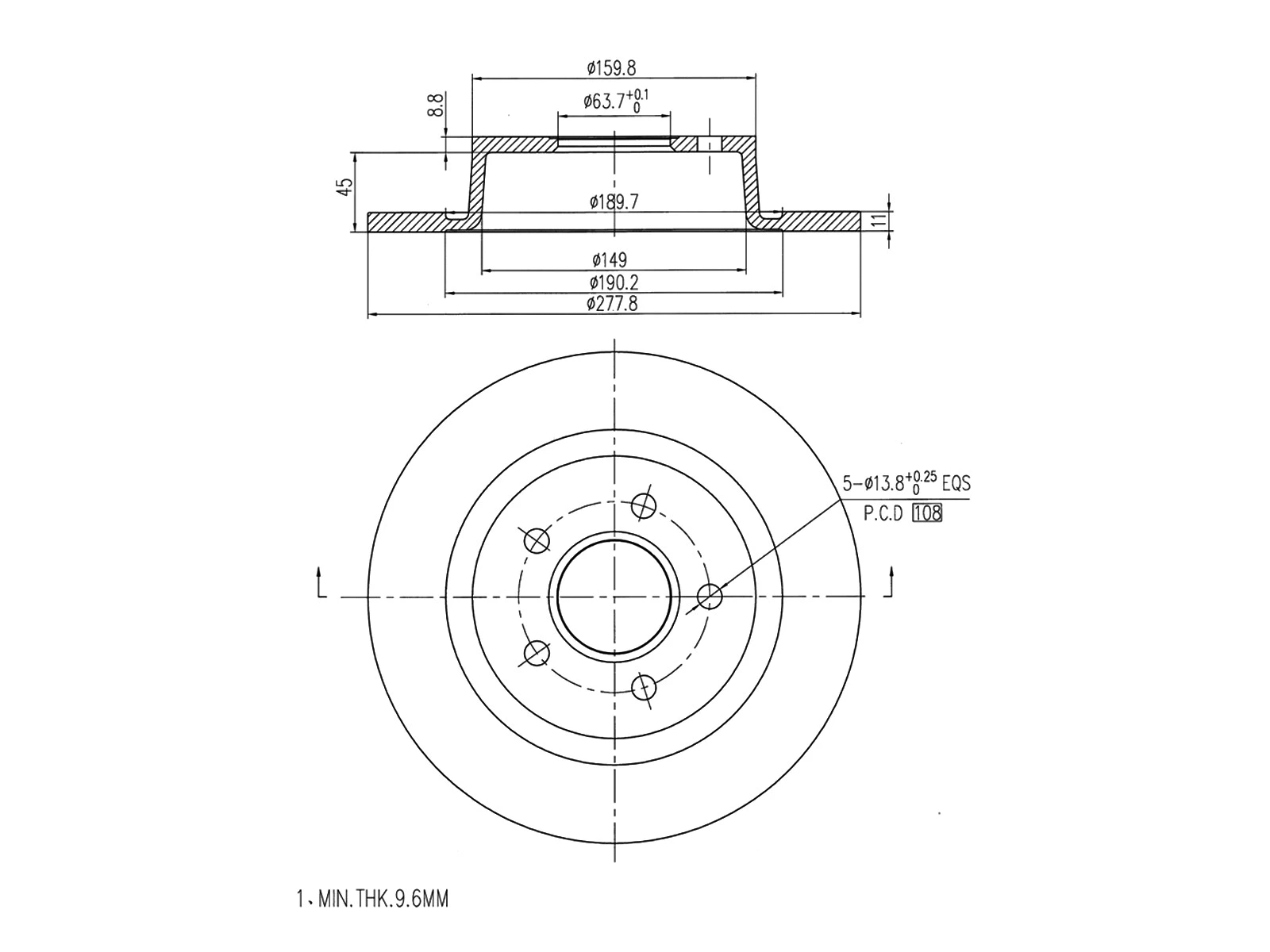 Brake Disc (AZMT-44-024-1247)