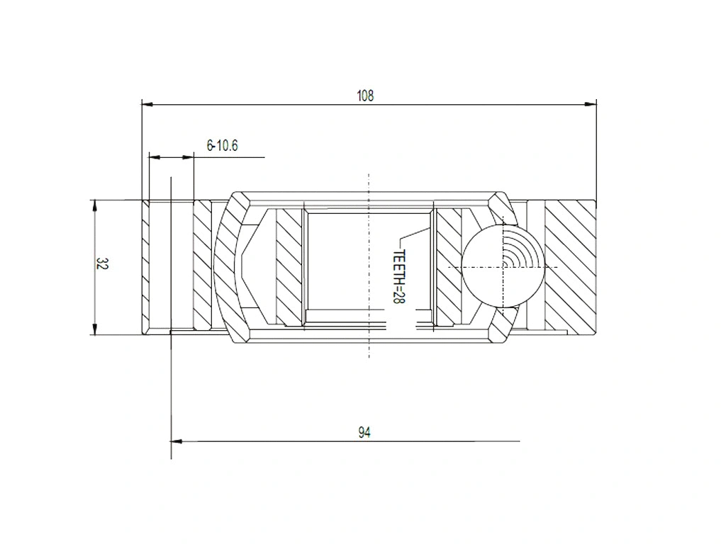 Joint Kit, drive shaft (AZMT-43-030-1041)