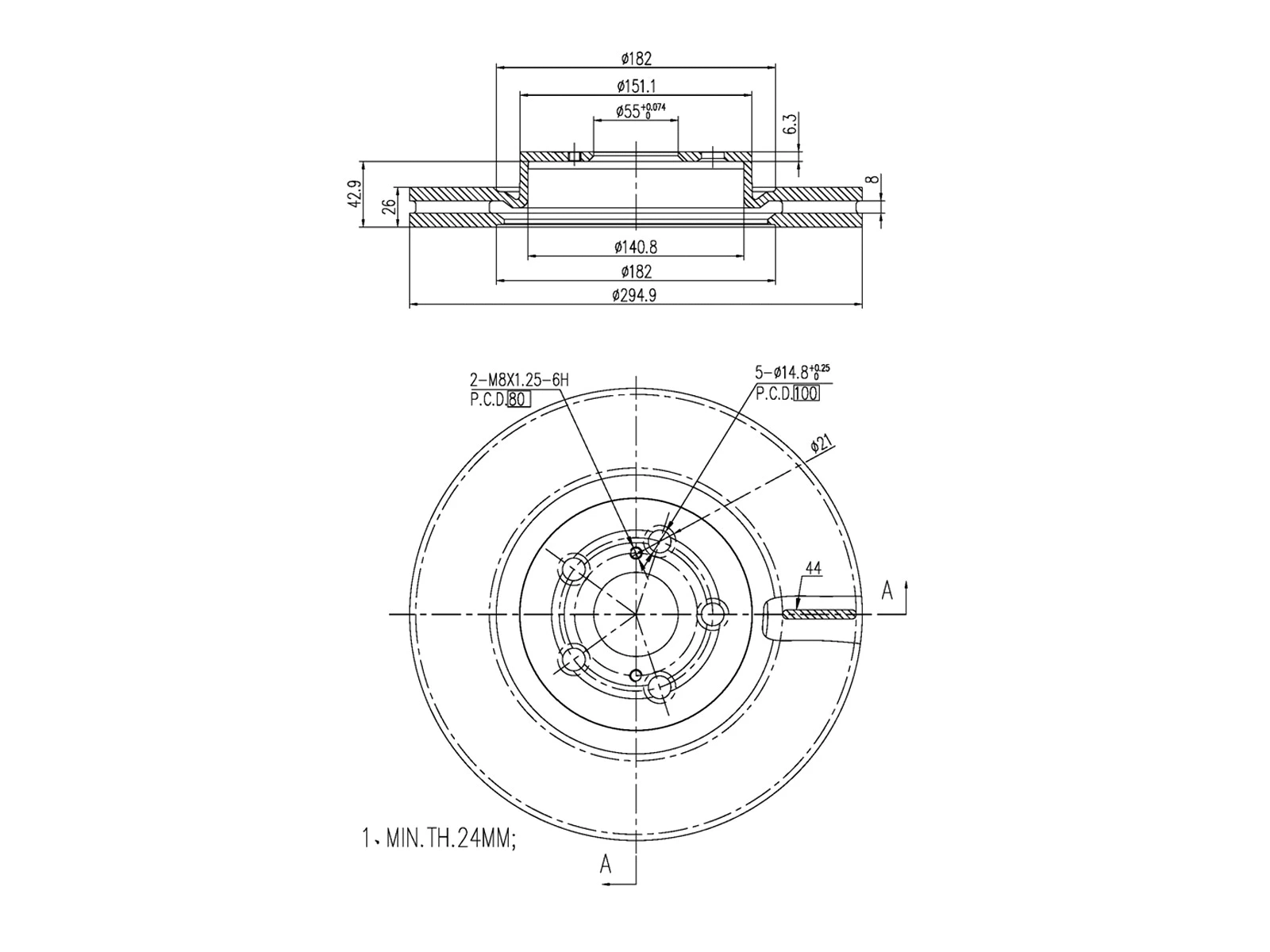 Brake Disc (AZMT-44-024-1193)