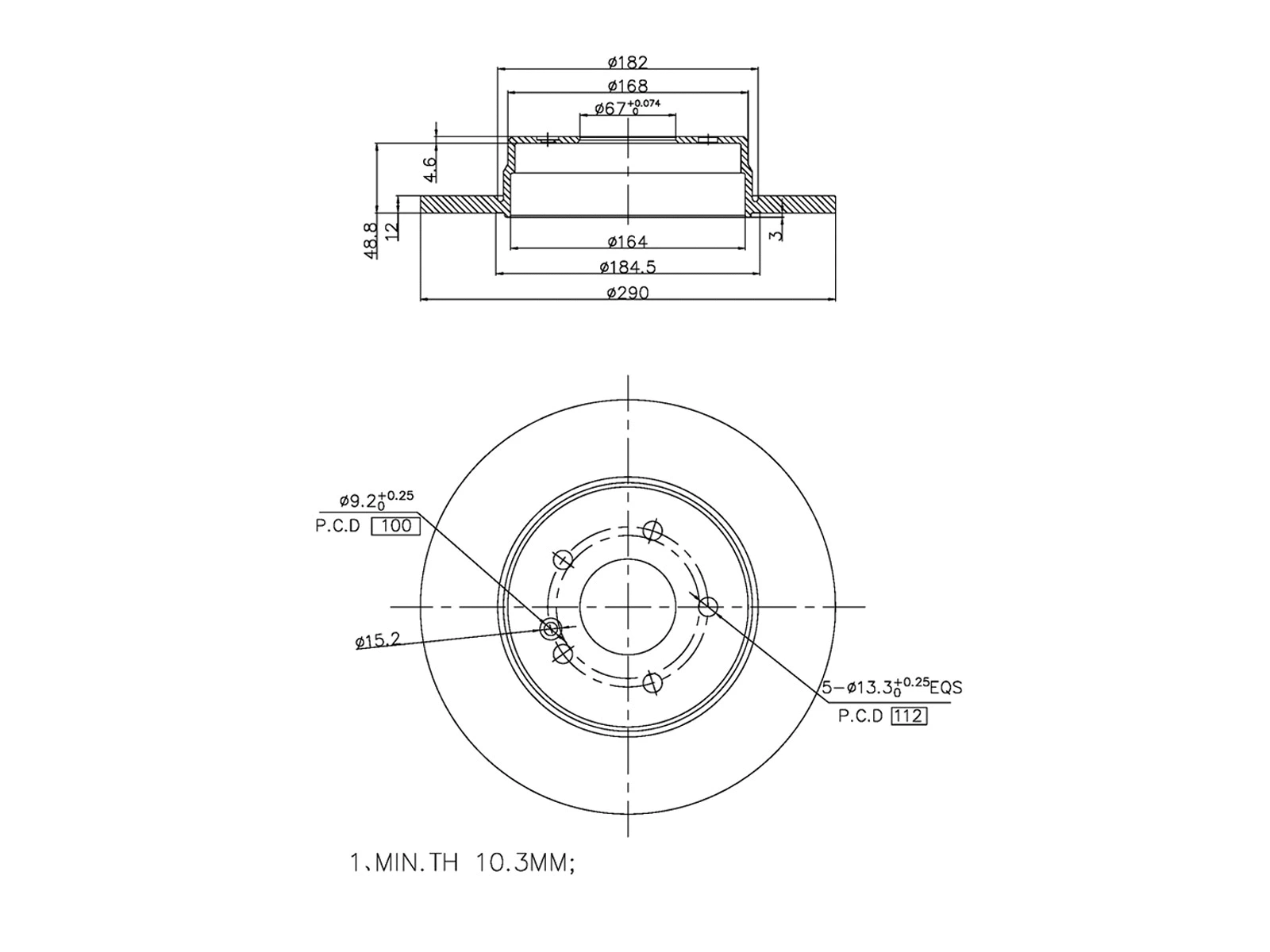 Brake Disc (AZMT-44-024-1151)