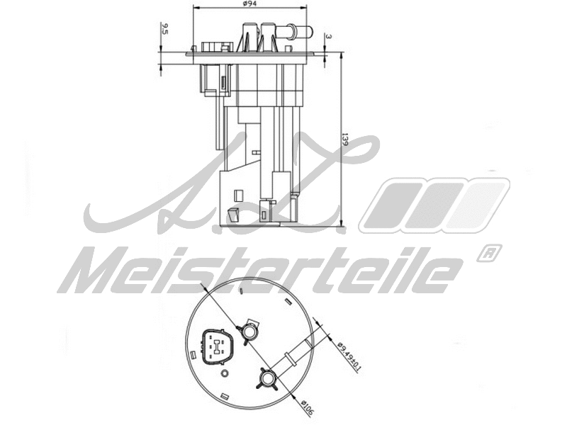 Fuel Filter (AZMT-41-020-1448)