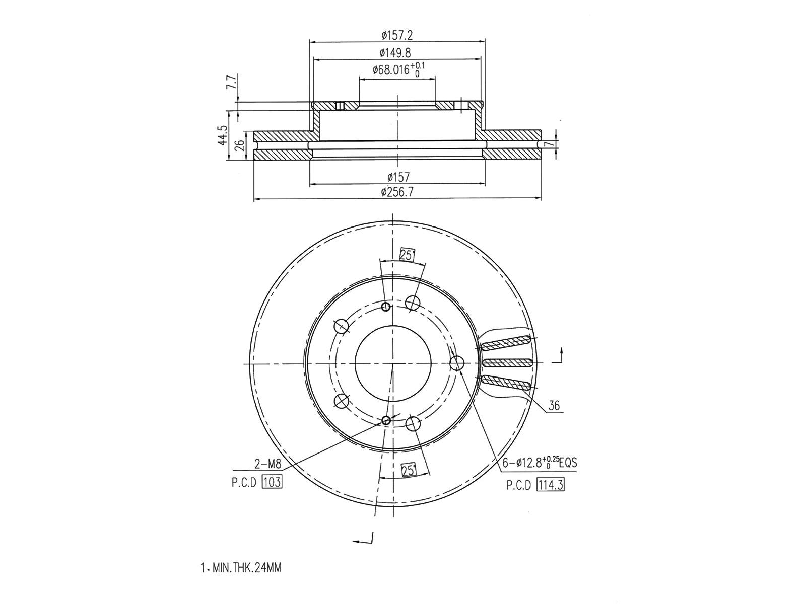 Brake Disc (AZMT-44-024-1486)