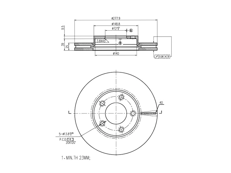 Brake Disc (AZMT-44-024-1191)