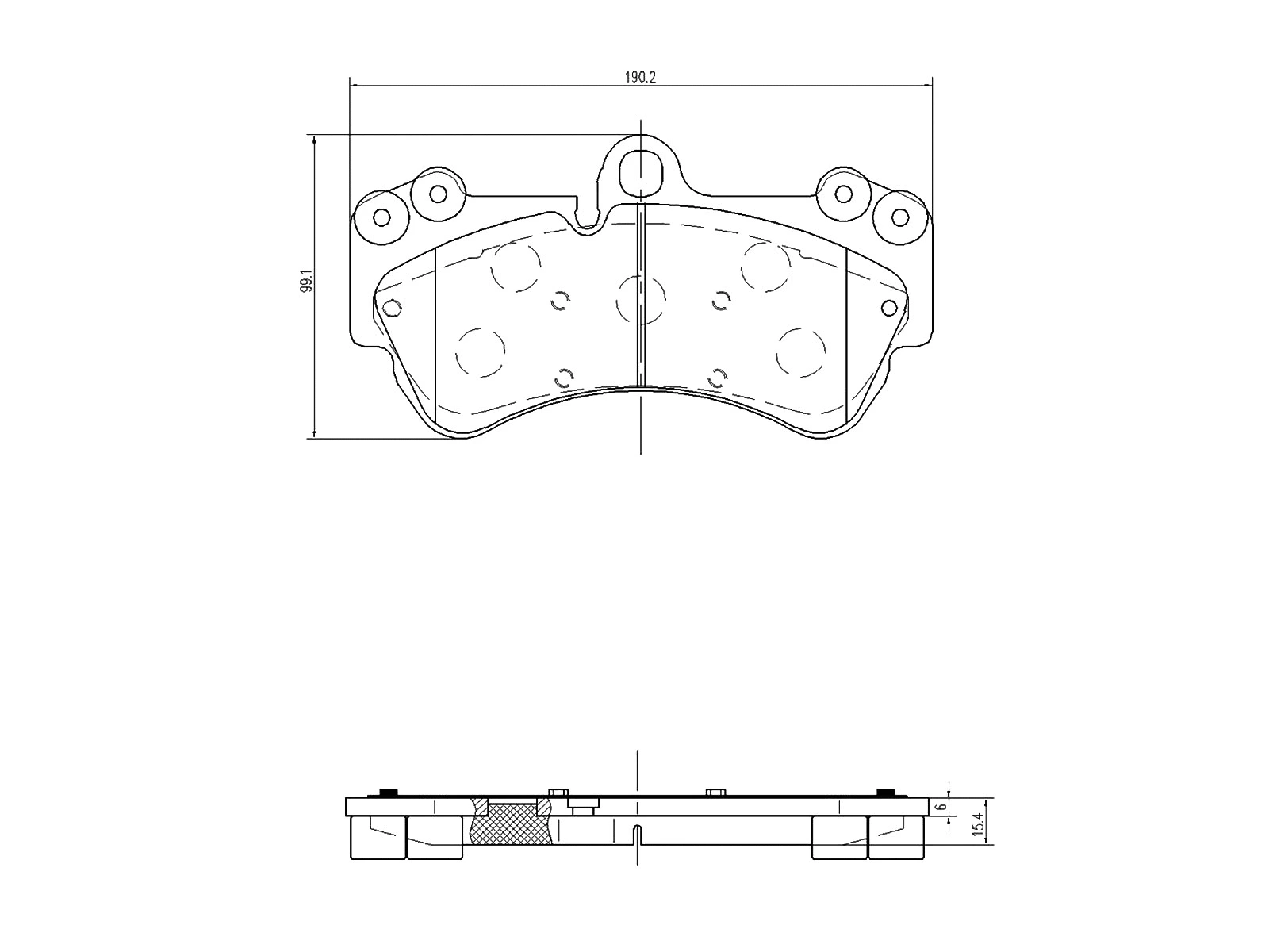 Brake Pad Set, disc brake (AZMT-44-022-1172)