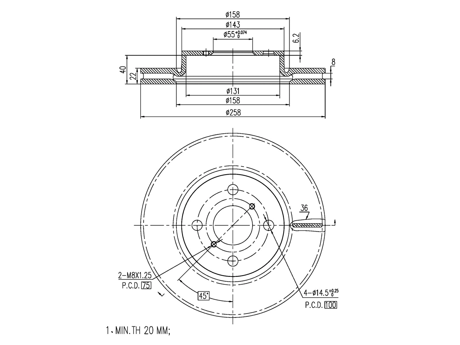Brake Disc (AZMT-44-024-1296)